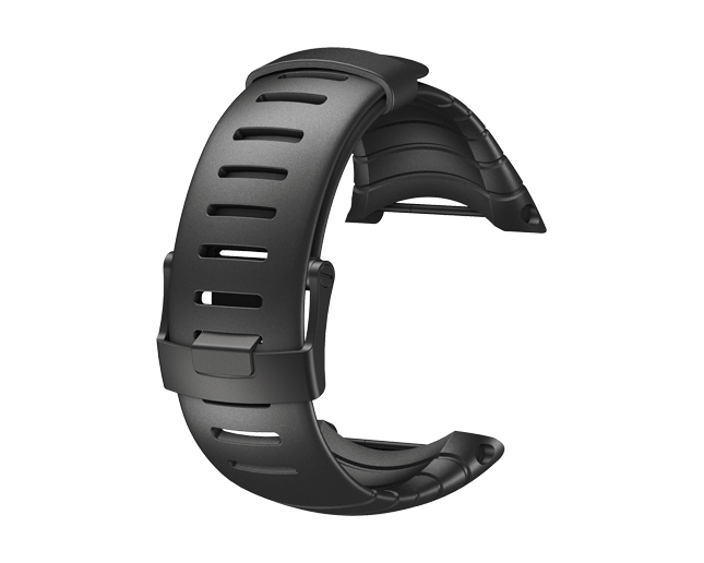 Suunto Bracelet Core élastomère All Black - SS014993000 Multisports Watches Outdoor GPS IceOptic
