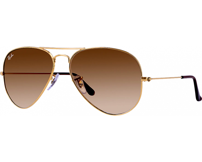 ray ban 3025 gold brown gradient