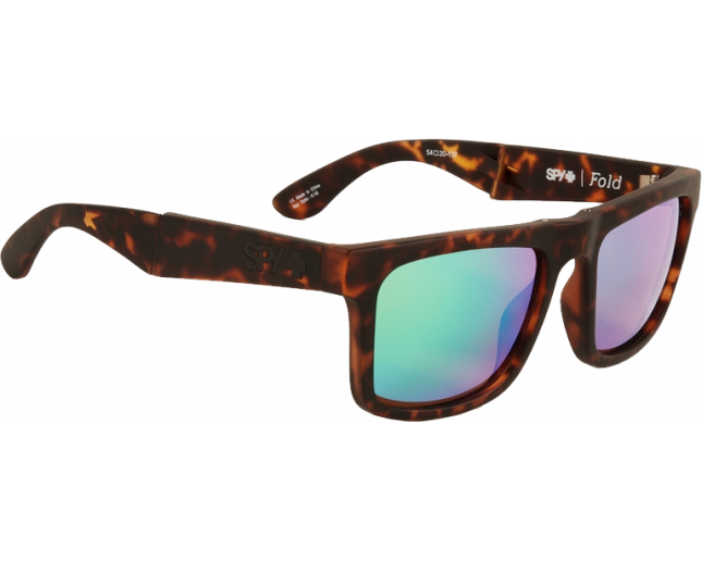 Spy Fold Matte Camo Tort Happy Bronze With Green Spectra 673174995225 Sunglasses IceOptic