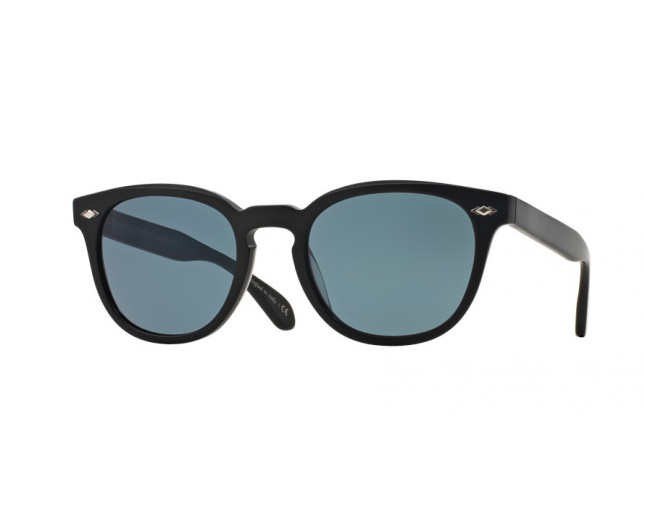 Oliver Peoples Sheldrake Plus Semi Matte Black Crystal Indigo ...