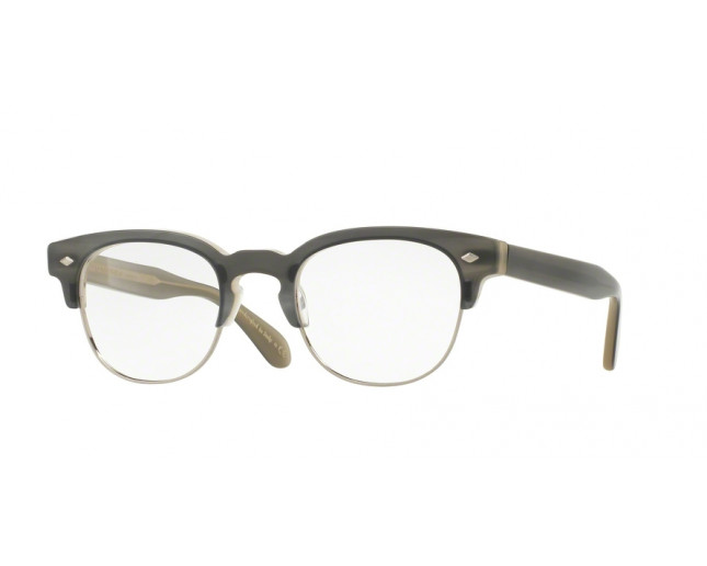 Oliver Peoples Hendon LA Grey Horn Cream Brushed Silver - OV5331U 1549 ICE  - Eyeglasses - IceOptic
