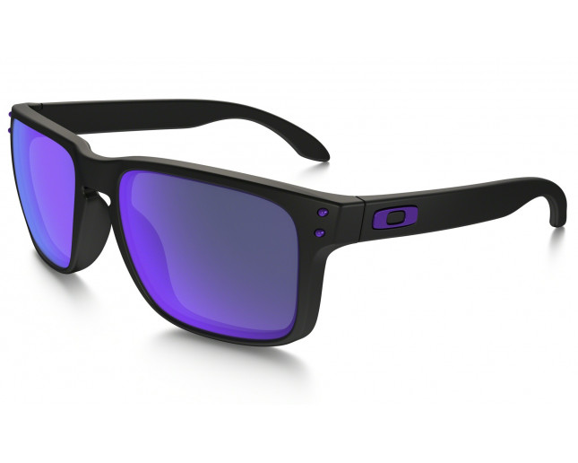 black and purple oakley sunglasses