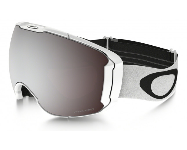 Oakley Airbrake XL Polished white- Prizm black iridium & Prizm HI pink -  OO7071-12 - Ski Goggles - IceOptic