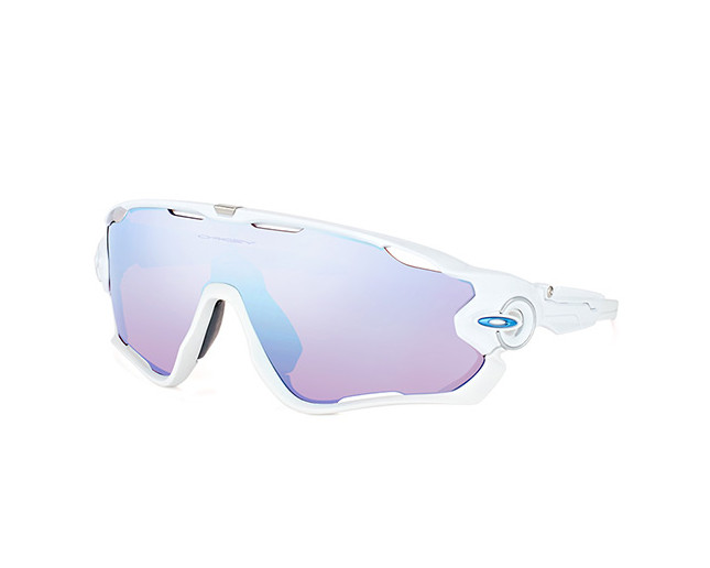 oakley jawbreaker polished white prizm snow sunglasses
