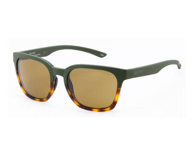 Smith Founder Black tortoise Gray Green 230593 WK4 UD ICE Sunglasses IceOptic