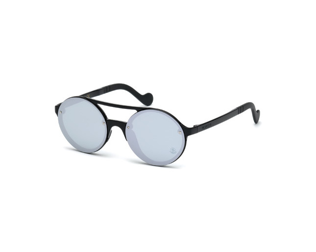 moncler grey round sunglasses