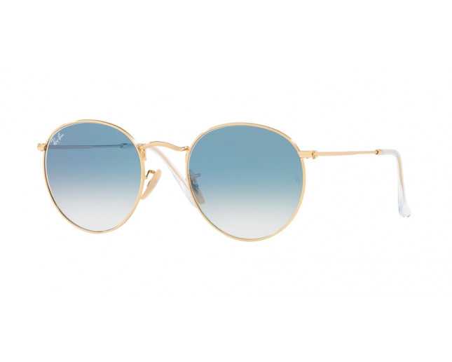 ray ban blue and gold