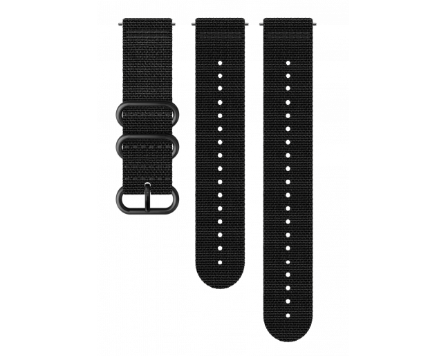 Suunto 24mm Athletic 7 Silicone Strap Charcoal Black Size S+M