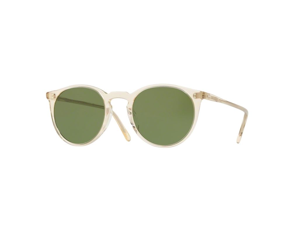 oliver peoples green aviator sunglasses