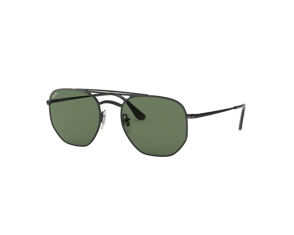 Ray-Ban RB3609 Demi Gloss Black Green - RB3609 148/71 - Sunglasses ...