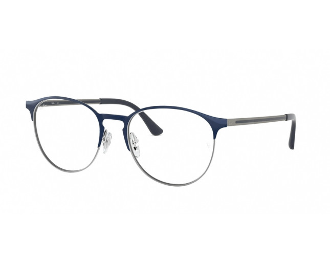 ray ban gunmetal blue