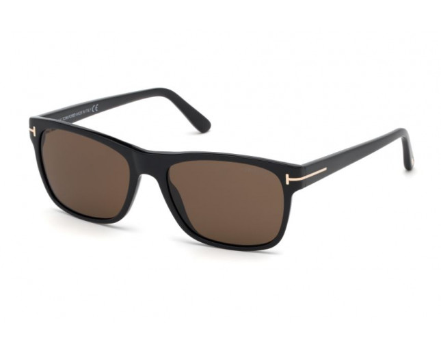 Tom Ford Giulio Black Brown Mirror - TF0698 01J - Sunglasses - IceOptic