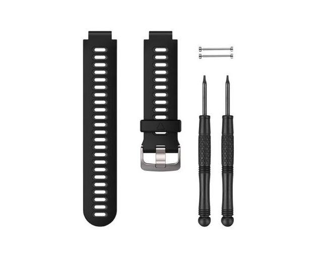 Bracelet de montre Garmin 735XT noir, bracelet de sport en Nylon
