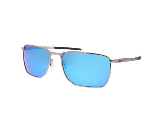 Oakley Ejector Satin Chrome-Prizm Sapphire - OO4142-04 - Sunglasses -  IceOptic