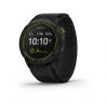 Garmin Enduro Titane avec traitement Carbon Gray DLC et bracelet UltraFit en nylon noir