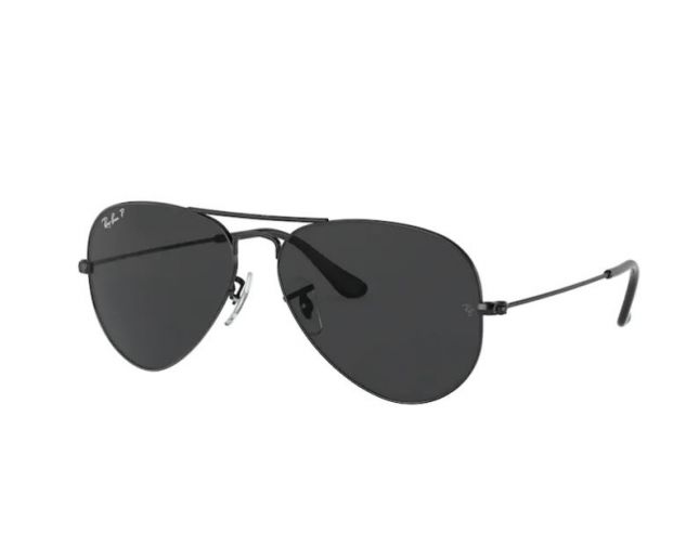 ray ban aviator black green