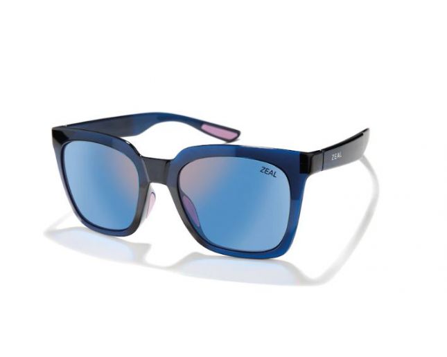 Zael Optic Cleo Plant-Based Matte Ocean Horizon Blue Polarized - 11660 -  Sunglasses - IceOptic