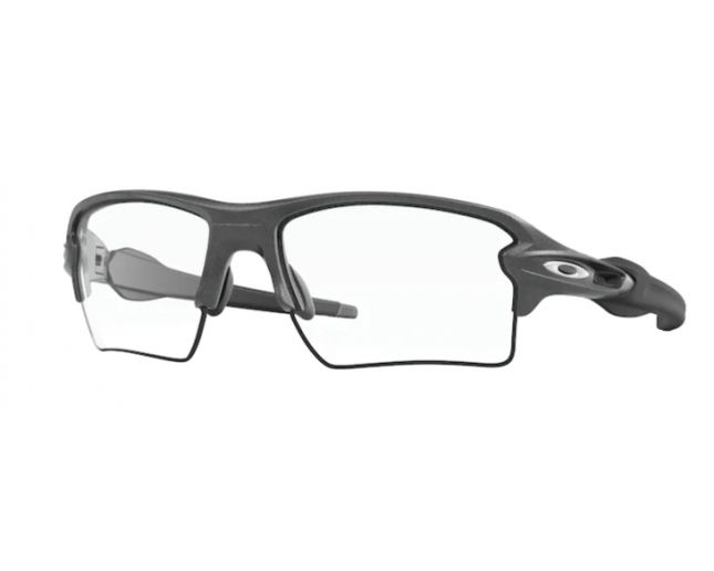 Oakley Flak  XL Steel-Clear Black iridium photochromique - OO9188-16 -  Sunglasses - IceOptic