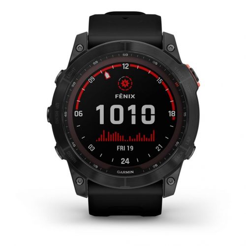 Montre GPS Garmin Fenix 6 Pro Solar Titane Bleue Cobalt Bracelet