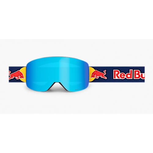 Masque de Ski Red Bull Spect Magnetron Slick Matt Black Red Orange Red  Mirror