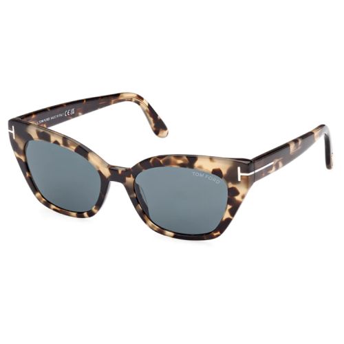 Tom Ford Juliette Blonde Tortoise - Steel Blue