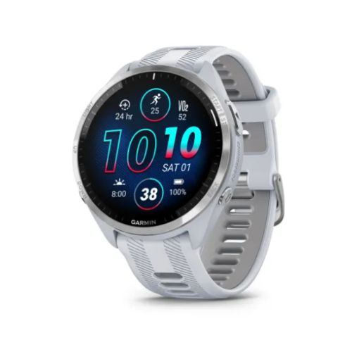 Garmin Forerunner 965 Titane Blanc et Gris