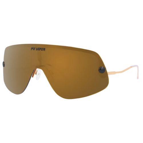 Pit Viper Limousine The Gold Standard Gold/Gold Revo Polarized Cat.3 +  Smoke Gold Lens Cat.1