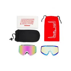 Pit Viper Ski Goggle Proform The Miami Nights OTG 2 écrans Pink Revo & Cat.1