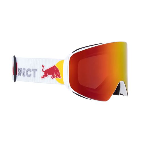 Masque de Ski Red Bull Magnetron Slick Matt Black / Red Mirror