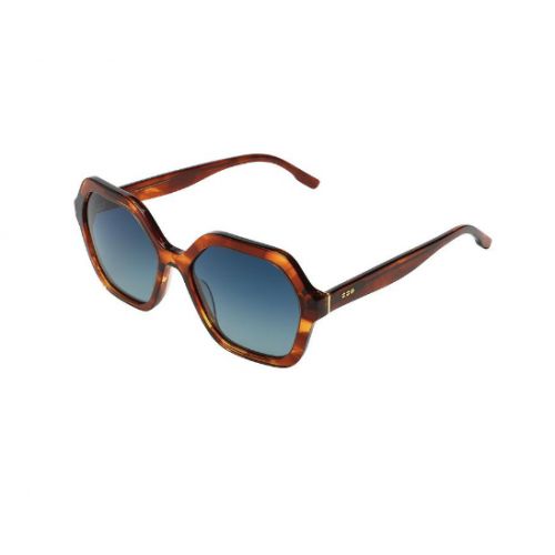 Komono Iggy Bourbon Gold - Blue Polarized lenses