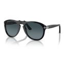 Persol 0649 Black - Light Blue Gradient Dark Blue Polarized Lenses Cat.3 Cat.3