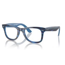 Ray-Ban Wayfarer Ease Rx4340V Photo Striped Blue