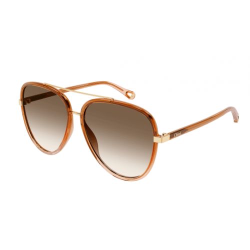 Chloé CH0129S Brown Transparent - Brown Gradient Cat.2