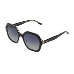 Komono Iggy Black Clear White Gold - Grey Polarized lenses