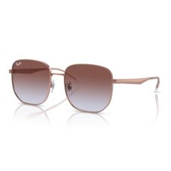 Ray-Ban RB3713D Rose Gold Light Blue Gradient Violet Cat.2