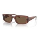 Ray-Ban RB4395 Kiliane Transparent Brown Grey Gradient Polar Lenses