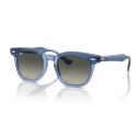 Ray-Ban Junior RJ9098S Violet Transparent - Grey Gradient Cat.3