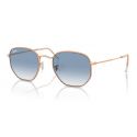 Ray-Ban RB3548 RoseGold - Clear Gradient Blue