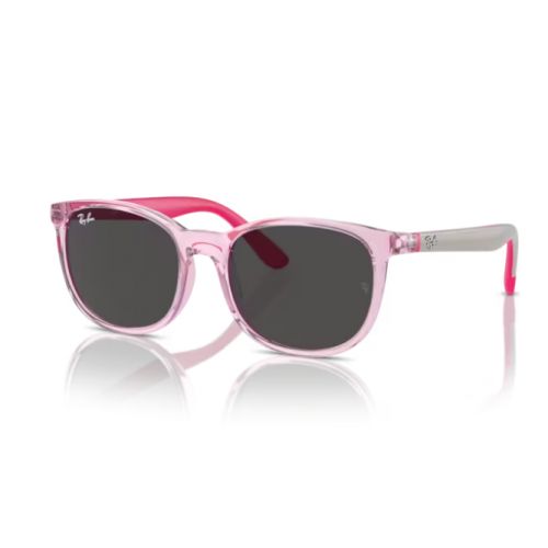 Ray-Ban Junior RJ9079S Transparent Pink - Dark Grey Cat.3