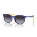 Ray-Ban Junior RJ9079S Light Blue On Rubber Yellow - Violet Gradient Cat.3