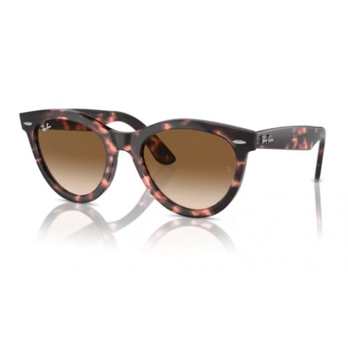 Ray-Ban Wayfarer Way Pink Havana - Clear Gradient Brown Cat.2 