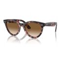 Ray-Ban Wayfarer Way Pink Havana - Clear Gradient Brown Cat.2 