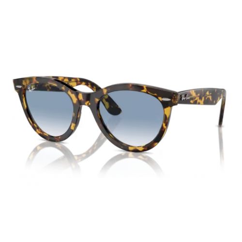 Ray-Ban Wayfarer Way Yellow Havana - Clear Gradient Blue Cat.2 