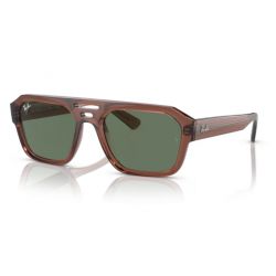 Ray Ban Corrigan RB4397 Transparent Brown Dark Green Lens