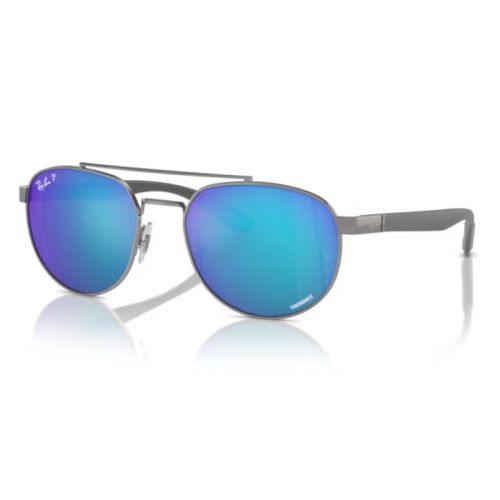 Ray-Ban RB3736CH Gunmetal - Blue Mirror Polar Cat.3