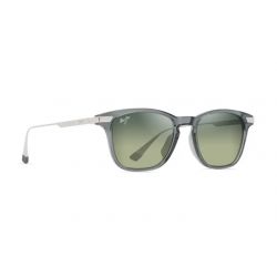 Maui Jim Mana'Olana Shiny Translucide Grey/Silver - Maui HT Lenses