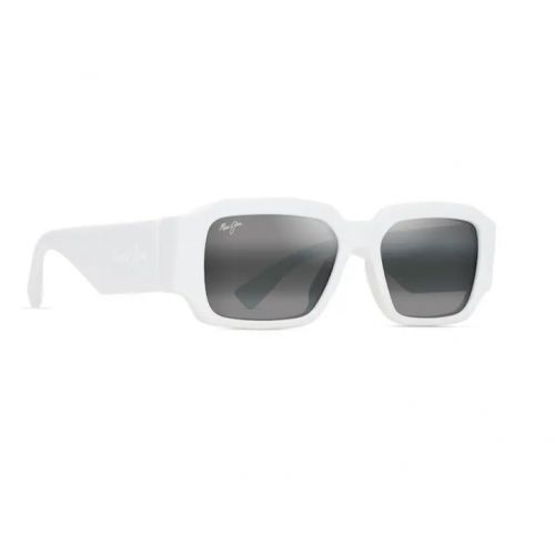 Maui Jim Kupale Shiny White - Neutral Grey Lenses