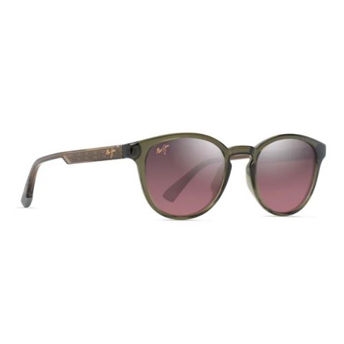 Maui Jim Hiehie Shiny Translucide Green - Maui Rose Lenses