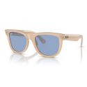 Ray-Ban Wayfarer Reverse Black Light Blue Lenses