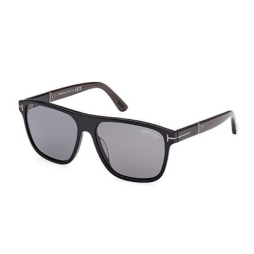 Tom Ford Frances Bright Black - Grey Lenses Polarized